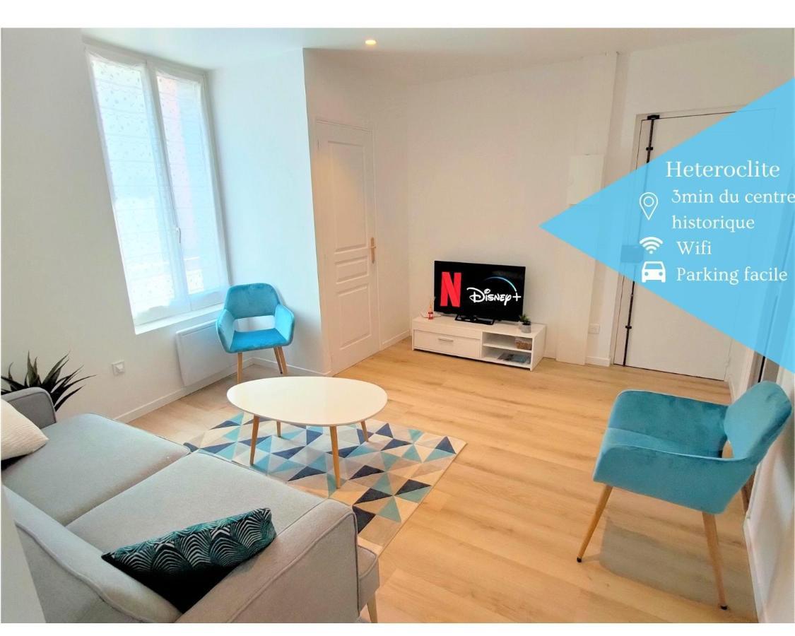 Heteroclite Apartment Auxerre Bagian luar foto